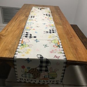 1Pc Easter Bunny Runner decor